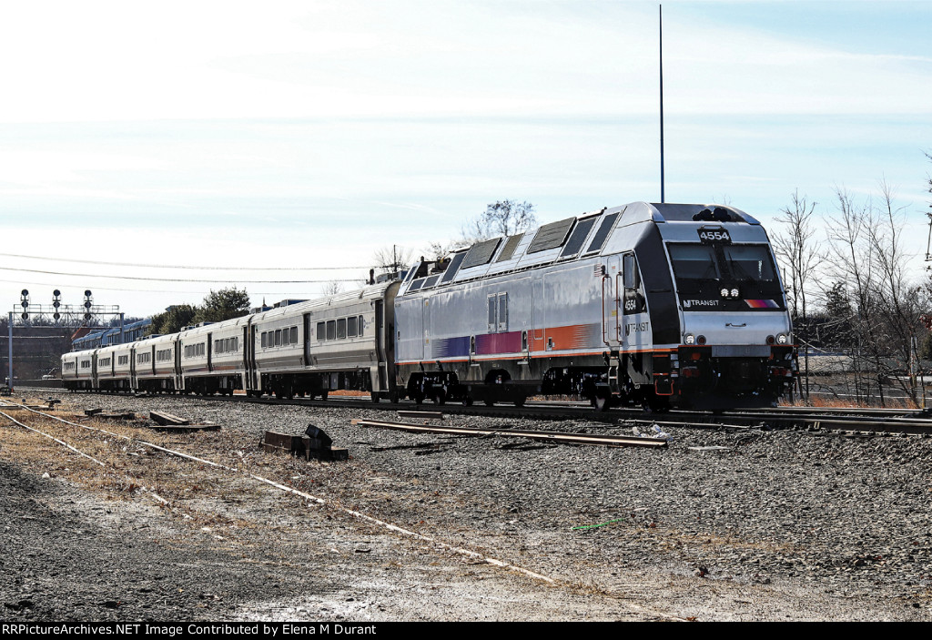 NJT 4554 on train 1111